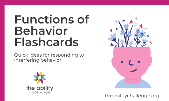 Functions of Behavior Flashcards image