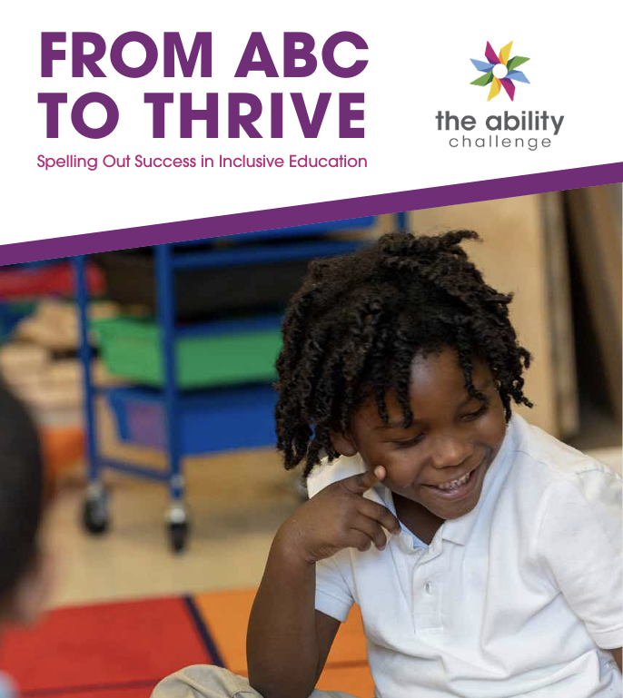 Student in a special education classroom that implements inclusive practices Student in a special education classroom that implements inclusive practices